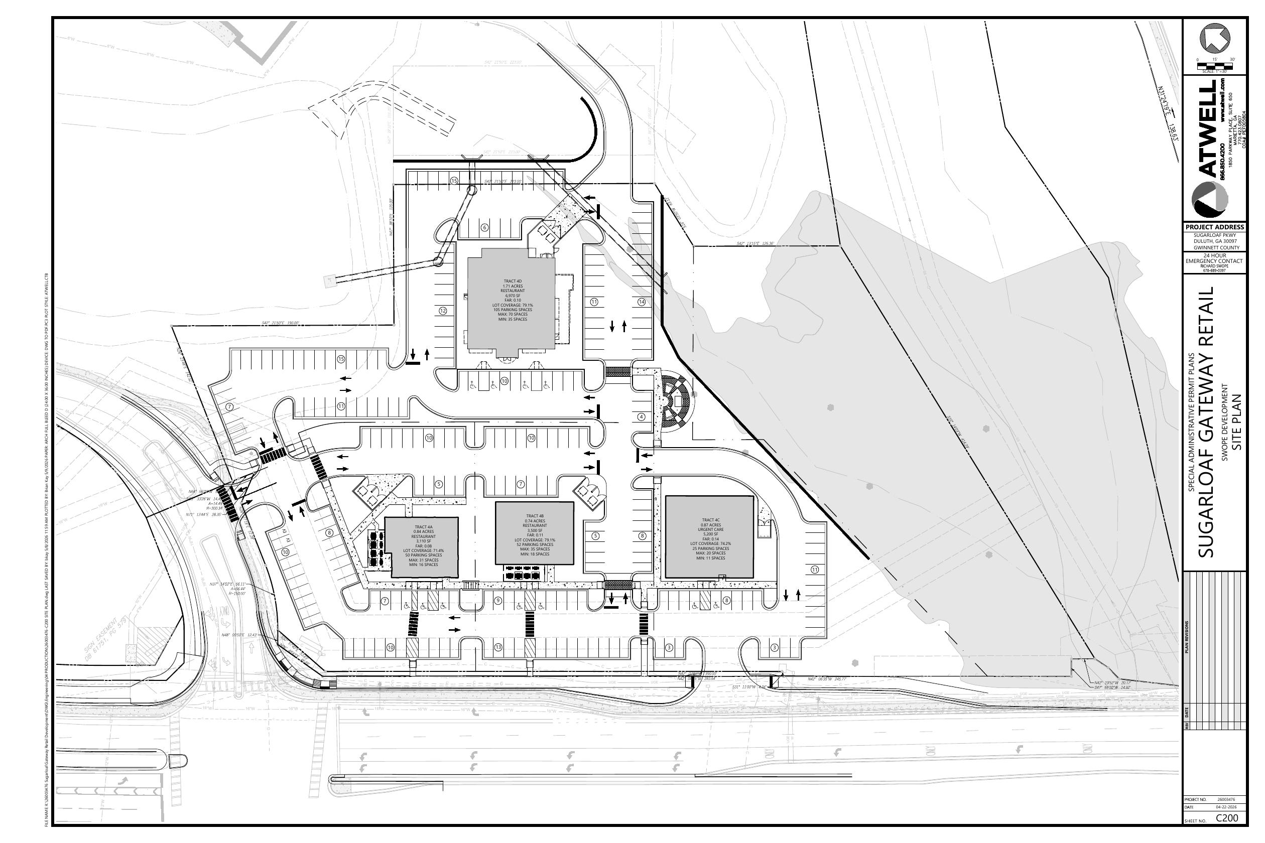 Sugarloaf Gateway Updated Site Plan